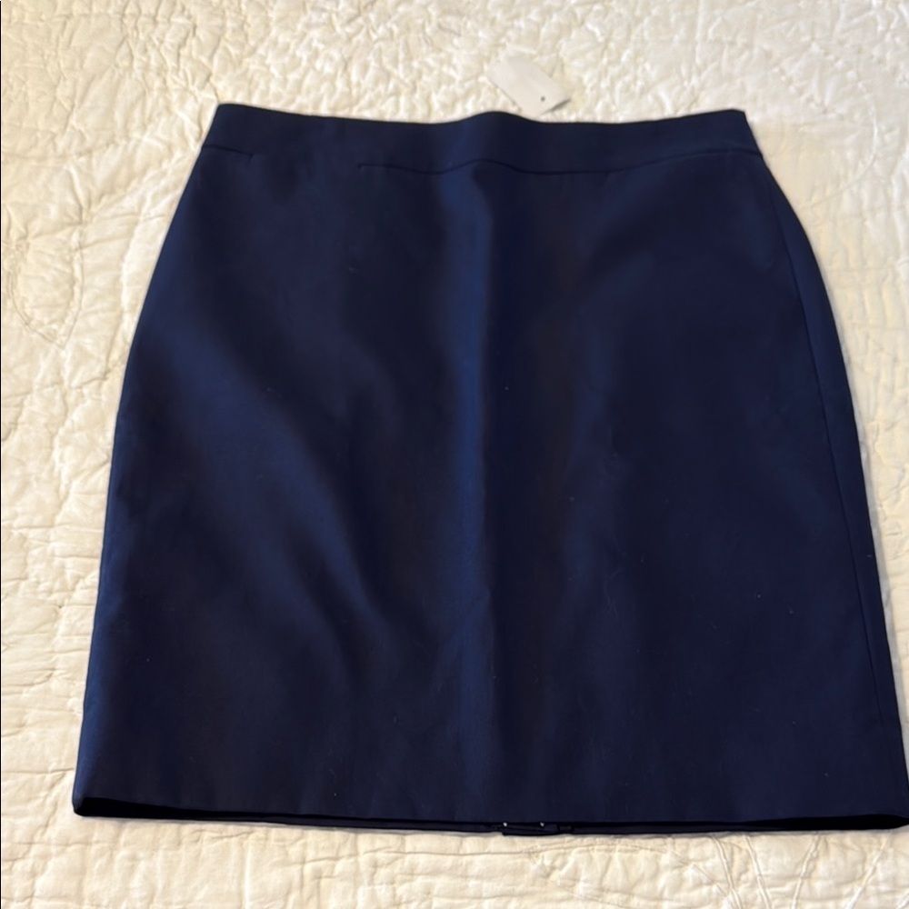 J. Crew Blue Mini Pencil Skirt for Work